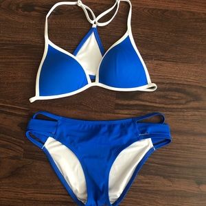 Blue PINK bikini